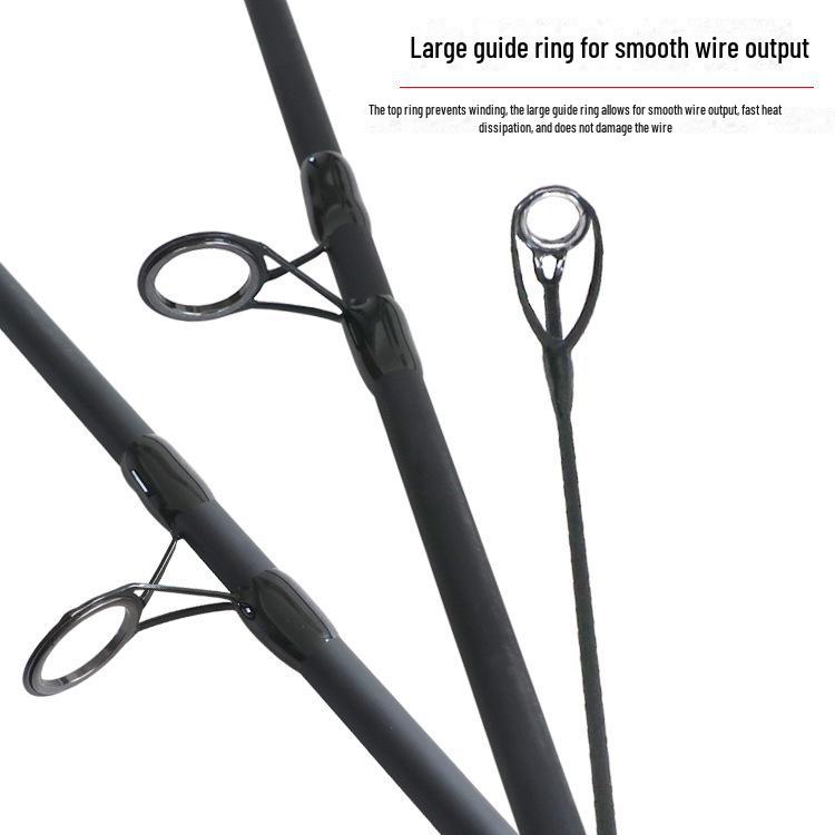 Three-Section Carbon Carp Casting Rod 3.3m-3.9m for Long-Distance Fishing