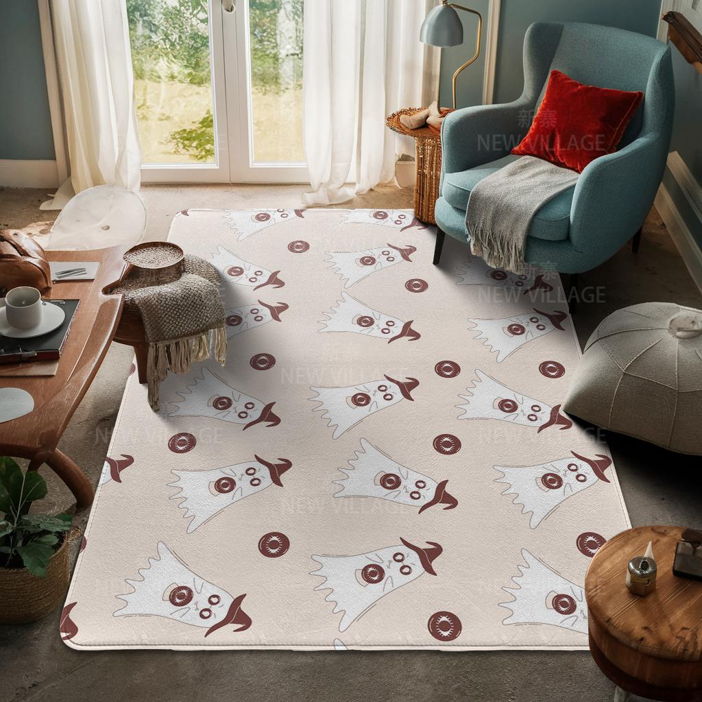 House Entrance Carpet Home Door Mat Living Room Bath Foot Bathroom Non-slip Water Absorption Rugs Bath Merry Christmas Winter