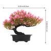 Artificial Bonsai Pine Tree Simulation Plant Realistic Home Decor Desktop Adornment For Indoor Outdoor Emulated Bonsai Pine Tree