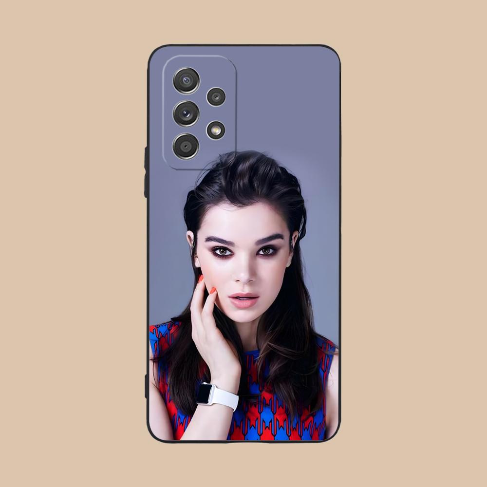 Hailee Steinfeld Matte TPU Mobile Phone Case for Samsung Galaxy M55 54 42 35 34 33 32 23 22 15 14 13 12 F55 5G Colorful Cover
