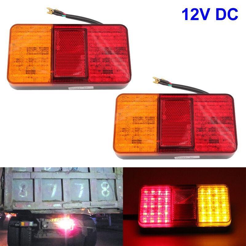 10LED Rücklichter Lampen LKW Anhänger Wohnwagen Bus Wohnmobil 12V