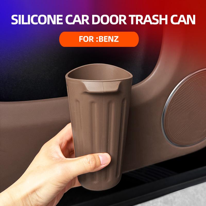 High-quality Car Trash Can Suitable for Mercedes-Benz A/C/E-Class GLC Door Umbrella Storage Bin Center Console Organizer Bin