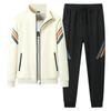 Men's Casual Spring/Autumn Tracksuit: 2024 Loose-Fit Running Cardigan Two-Piece Set