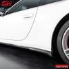 Compatible Dry Carbon Side Skirts for Porsche 911 (2012-2019) Modified to 992 Turbo, Easy Installation