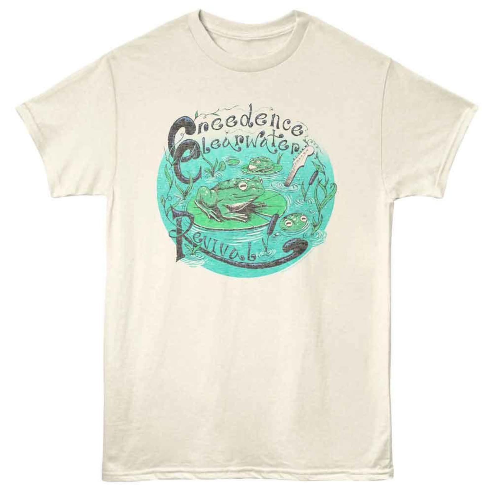 Creedence Clearwater Revival Frogs Natural T-Shirt 3XL