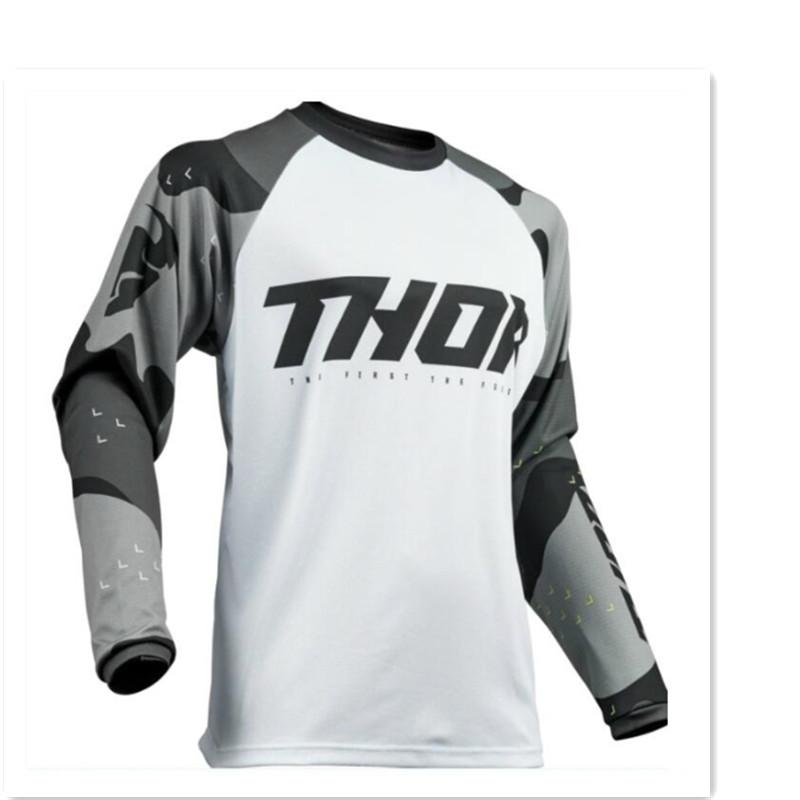 Herren Atmungsaktives Langarm Off-Road Motorrad Trikot T-Shirt für Frühling/Sommer