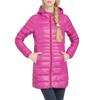 Women Fashion Casual Light Outerwear Solid Hooded Zippers Coat Down Jackets