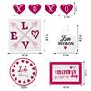 Day Festive Valentines Wooden Tray Signs With Playful Themes For Home Styling