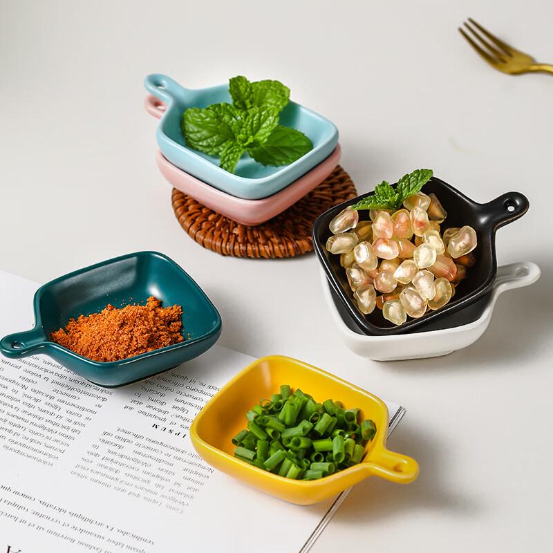 5-Pack Irregular Ceramic Condiment Dishes