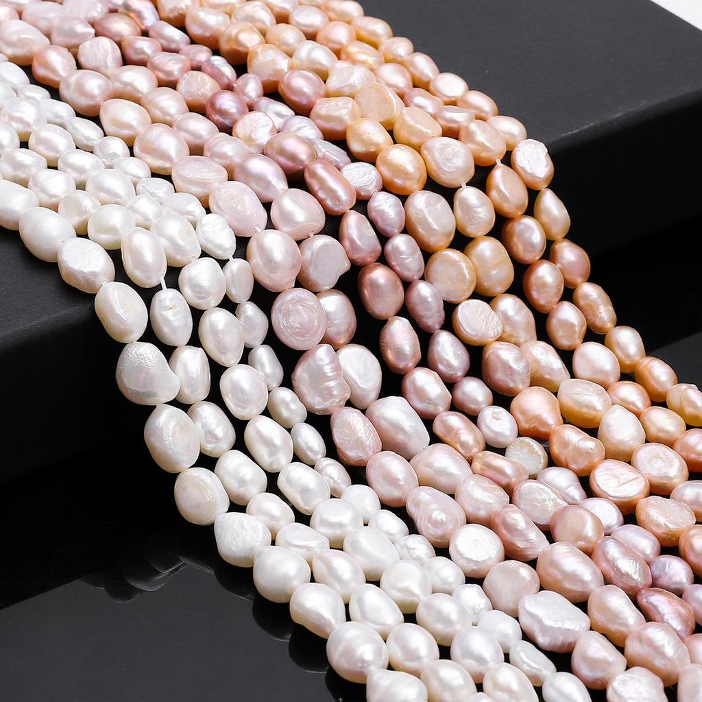 Naturferskvannsperler Perler For DIY Halskjede Armbånd Øredobber Smykkefremstilling