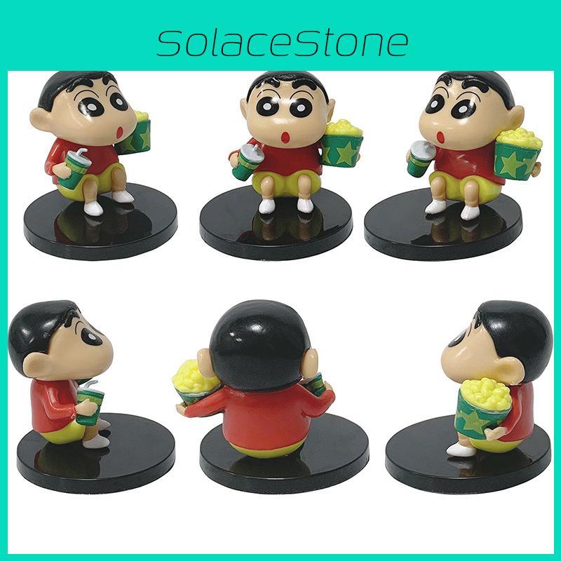 Crayon Shinchan Pvc Model Collection With Decorative Cartoon Figures For Home Decor