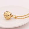 New Style Fashionable Solid Football Model Pendant Necklace - A Football Enthusiast's Accessory and Decoration Item