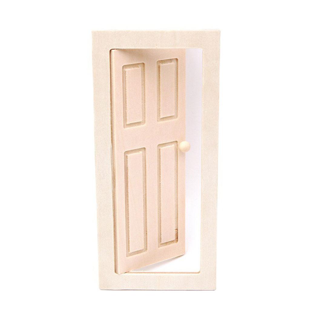 1:12 Doll House Miniature Door Educational Simulation Model for girls and boys