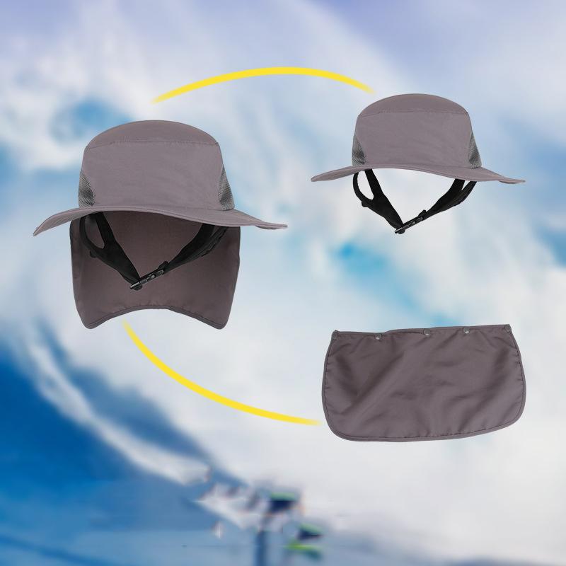Fischerhut für Herren, modischer Netzstoff, für den Strand, Sonnenschutz, für Damen, luxuriöser UV-Schutz, für Reisen am Meer, Wandern, Surfen, Sport, Passform