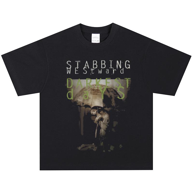 Stabbing Westward T-Shirt, Soft Fabric Casual Daily Wear XXL