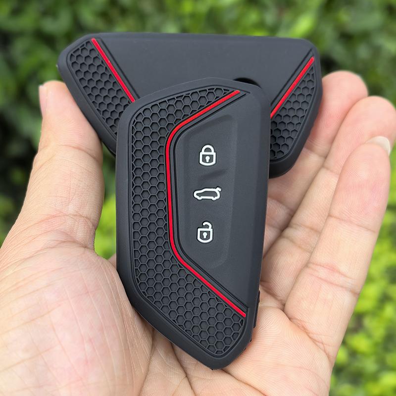 Custodia per chiave auto per VW Volkswagen Golf 8 MK8 ID.3 ID.4 Cupra Skoda Octavia A8 SEAT Leon MK4 2020 2021 Formentor Tarraco