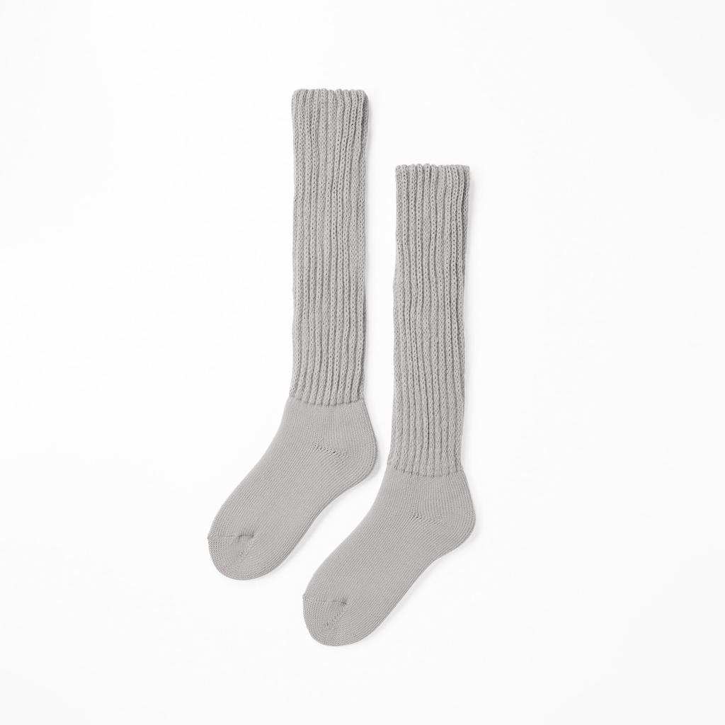 Thermos Warm Fleece Room Long Cold Winter Warm Socks &ONDO Socks, Length, 22-25cm, Gray, Thermos-Like Warmth, Protection, Warmth,