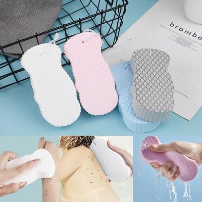 Éponge de bain pour enfants, exfoliante pour le corps, pour peaux mortes, masseuse, nettoyante, brosse de douche, éponge exfoliante, artefact
