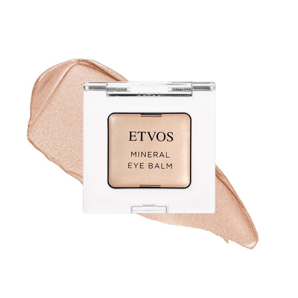 

ETVOS Mineral Eye Balm Ivory Cream Shadow Sensitive Skin Dullness Dryness Pearl Shine Sodium Hyaluronate #Champagne (Eyeshadow Multi-Cosmetics