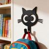 4pcs Cat-shaped Wall Hook Home Storage Hook