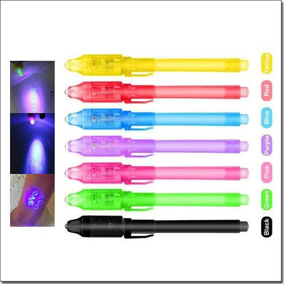 Hand-painted LED Curiosity Light Bulb Pen – Bright Shining Colors