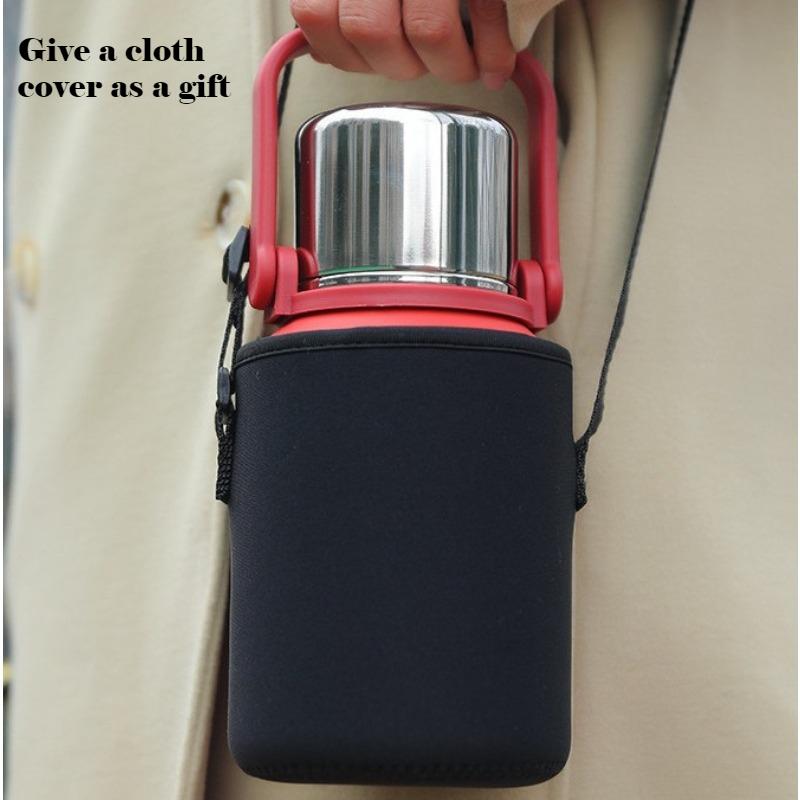 316 Stainless Steel Thermos Cup, High Value, Large Capacity Thermal Insulation Pot, Portable, Outdoor Men and Women Water Cup