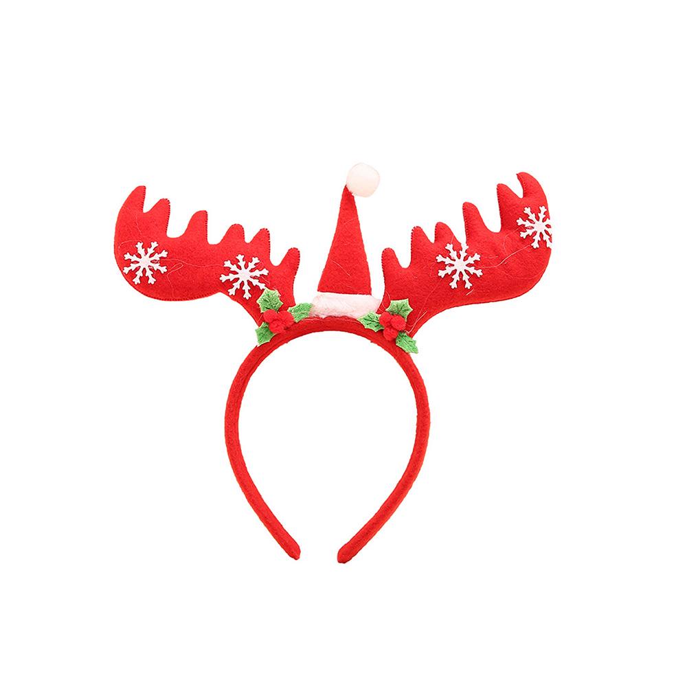 Novelty Christmas Headband Antlers Hair Bands Santa Claus Christmas