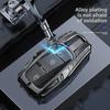 Car Zinc Alloy Silicone Key Case Cover Holder for Chery Tigo 7 8 Pro Max Omoda C5 Tigo 7 8 Plus Arrizo 5 Plus Key Protective Bag
