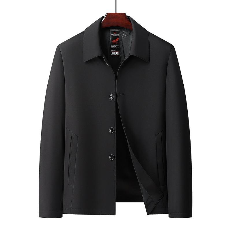 Spring and Autumn Executive Jacket Men's Old and New Single-breasted Business Casual Lapel Jacket