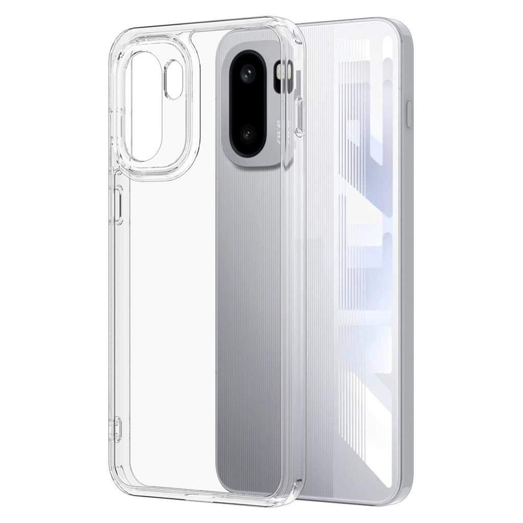 For OnePlus Ace 6 5G/OnePlus Ace 6T 5G/OnePlus 15R 5G Clear Phone Case TPU+Acrylic Shockproof Phone Back Cover