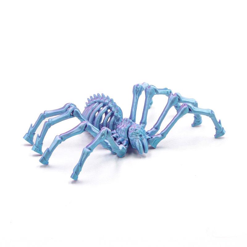 Halloween Horror Crawling Spider Toy Statue 3D Printing Toys Simulation Insect Spider Toy Model Scene Decoration Children Gifts