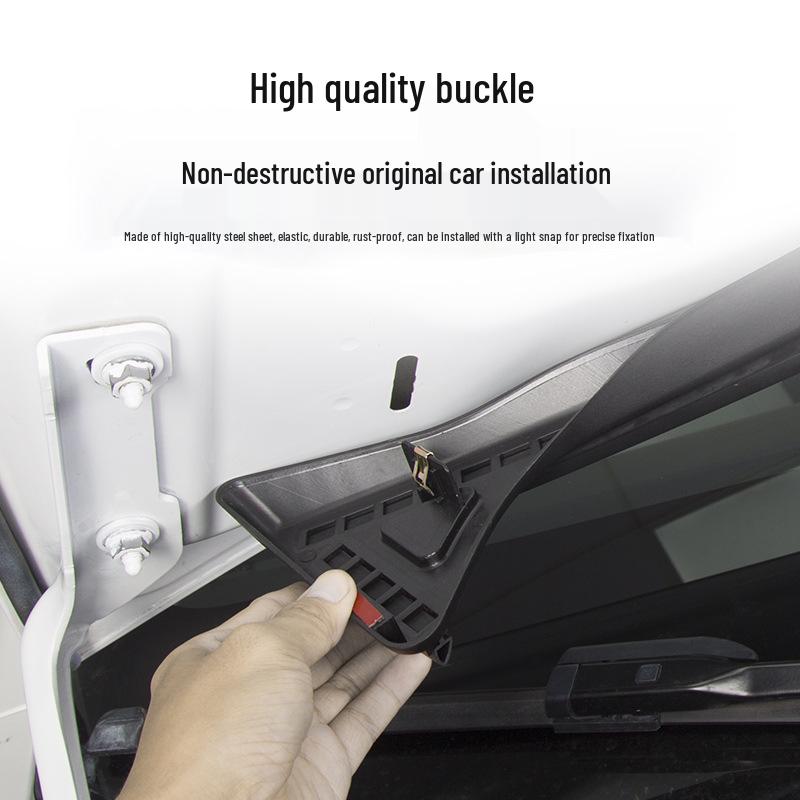 Tesla Model Y Front Hood Water Deflector Seal Strip Modification Accessory