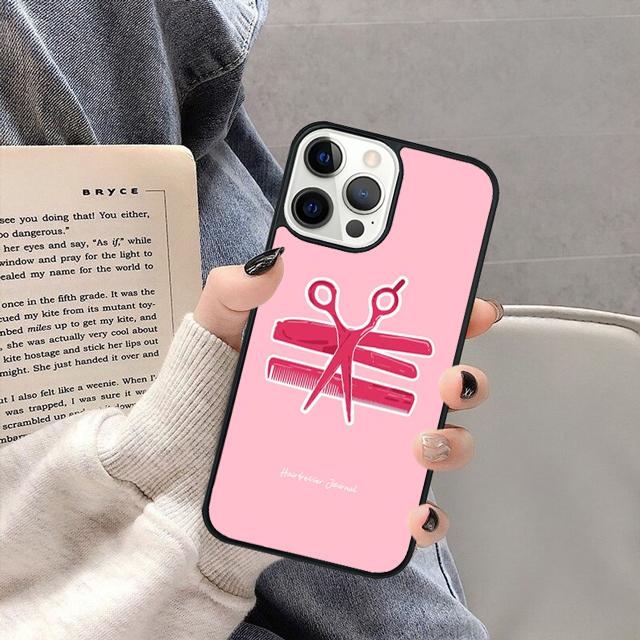 

Расческа Парикмахера Салон Красоты Чехол для Телефона для iPhone 17 Air 16 16e 15 13 14 11 12 Pro Max Plus coque fundas Чехол iPhone 13