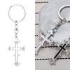 Vintage Cross Keychain Bag Pendant Backpack Decoration Couple Keysholder