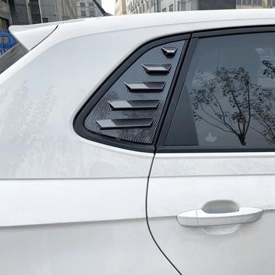 Pro VW Polo Mk6 GTI TGI TSI MPI MPI 2017-2025 Auto Obložení krytu zadního okna Trojúhelník Bodykity spoileru stínění okna