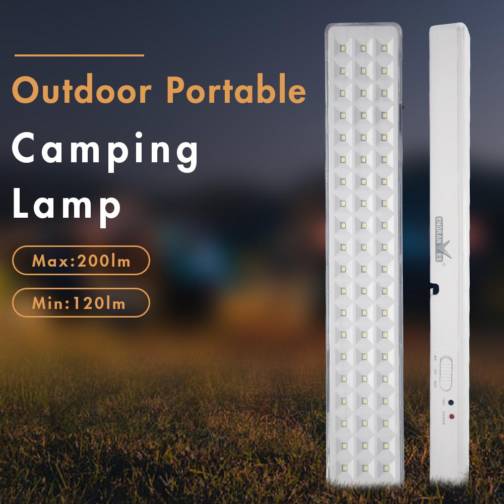 60LED Handheld Camping Light Portable Lantern 2 Modes Hanging Tent Light Rechargeable Night Outdoor Emergency Lighting