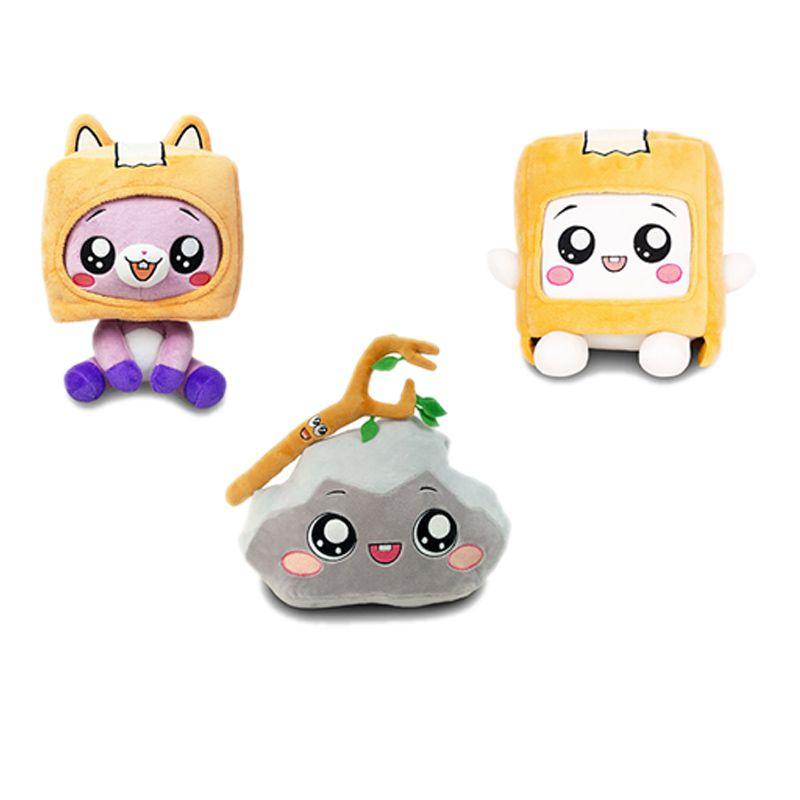 Lankybox Plushies Boxy Foxy Rocky Removable Box Design For Extra Fun