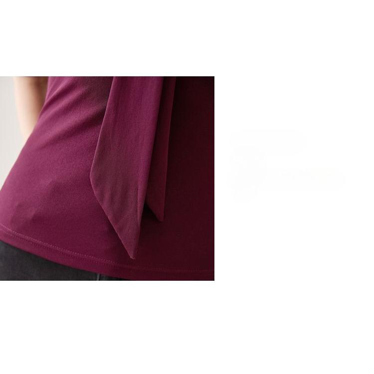 Chic and Elegant Mesh V-neck Short Sleeve Blouse for Women with Big Size That Covers The Abdomen and Highlights Slimming Effect