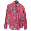 Overall Handle Long Sleeve Shirt M Purple Women Used