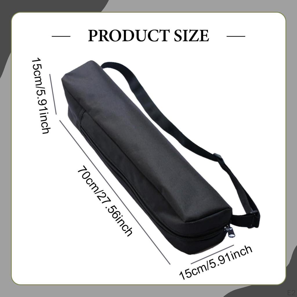Tripod Storage Bag Cameras Carrying Case Smooth Zipper Shoulder for Monopod Fishing Gear