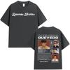 Quevedo Good Nights Tour 2025 Rapper T-shirt, High Quality T-shirts for Men and Women, Oversized Cotton T-shirt, Short Sleeve
