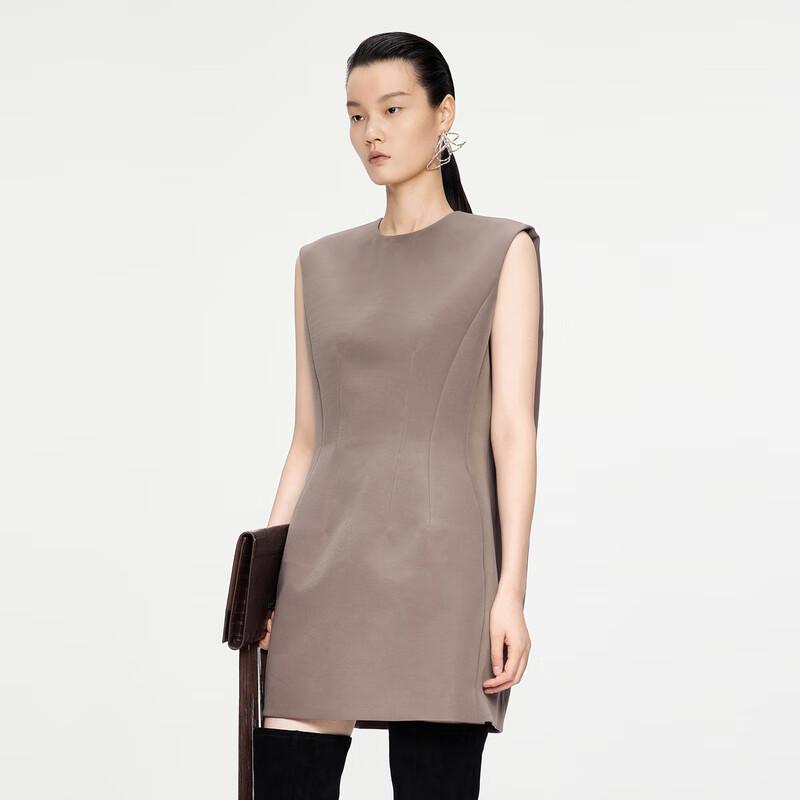 JNBY 2024 Autumn Sleeveless Asymmetrical Dress