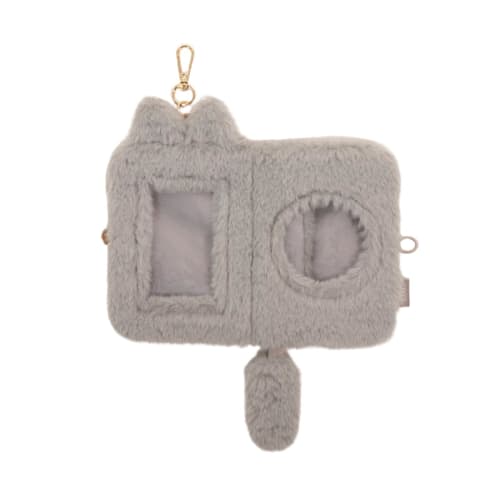 Toyo Case Oshiire HUG Cuddly Trading Card Holder W19 D1 H13cm WEB-OSHI-HT (Cat Gray)