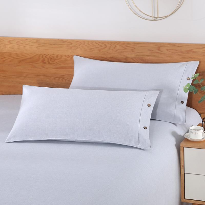 Pair of Thickened Pure Cotton Pillowcases, 48cm X 74cm - 2024 New Style