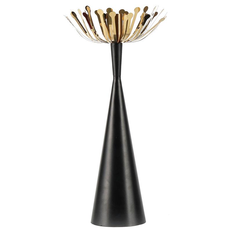 

Европейский светлый роскошный подсвечник, креативное искусство, подсвечник в форме тычинки, романтический обеденный стол, украшения для ужина при свечах