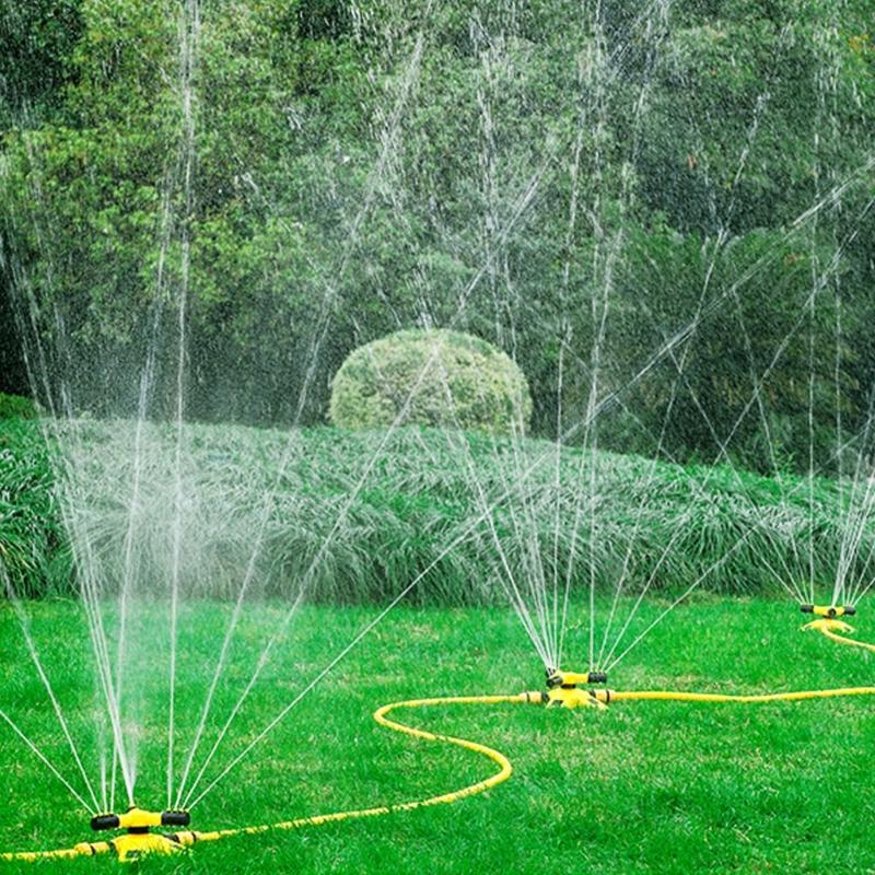 Rotating Irrigation Sprinkler 360 Degree Automatic Rotating Garden Coverage Water Sprinkler Irrigation Water Sprinkler