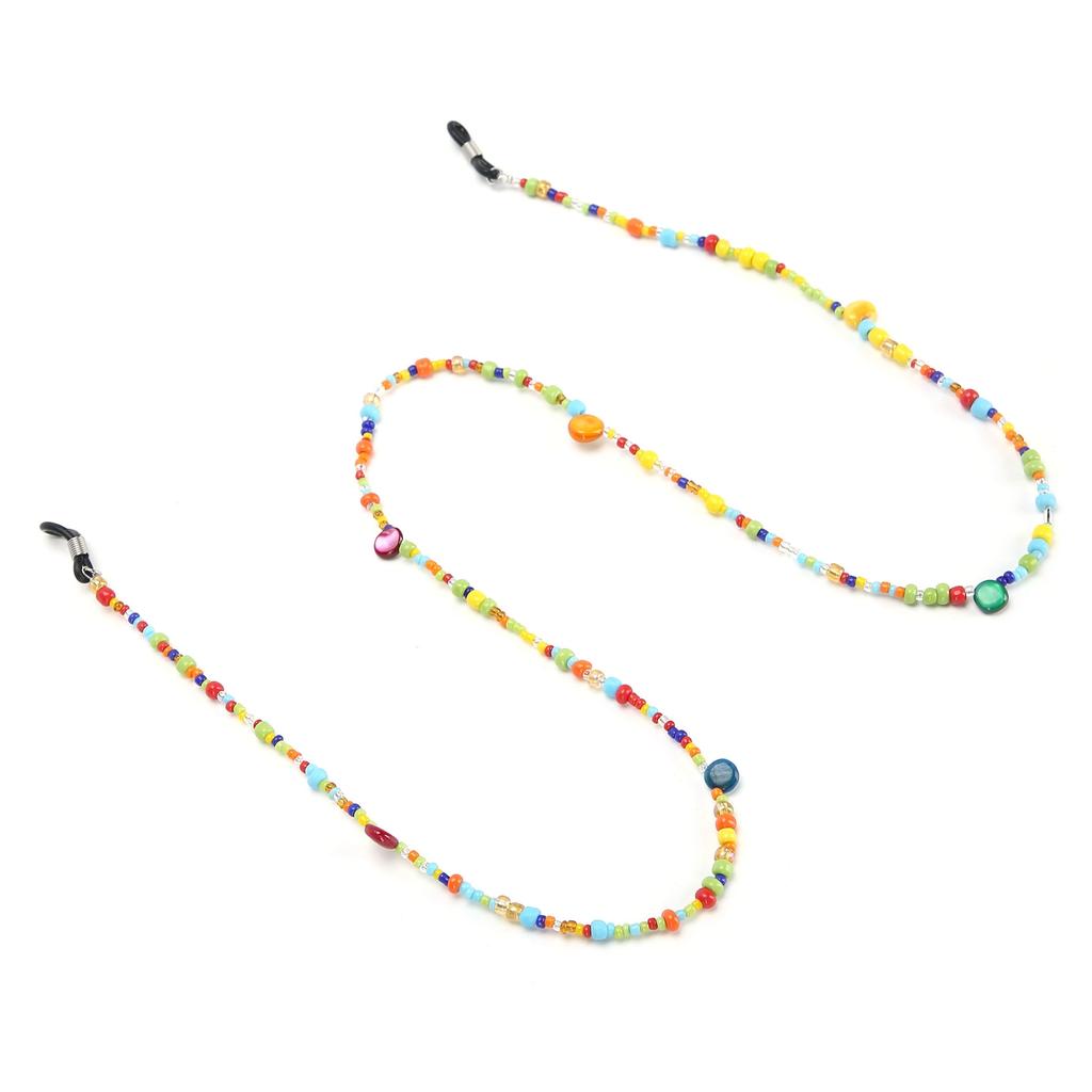 Gemischte Farbe Perlen Brillenkette Exquisites Brillenband Trageband Schmuckzubehör