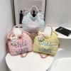 Large Capacity Student Bag for Women New Portable Bag  Light Letter Single Shoulder Crossbody Bag