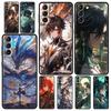 Genshin Impact Drache Genshin Zhongli Handyhülle für Samsung Galaxy S24 S23 Ultra S22 S21 S20 FE 5G S10 S10E S9 Plus S8 Hülle