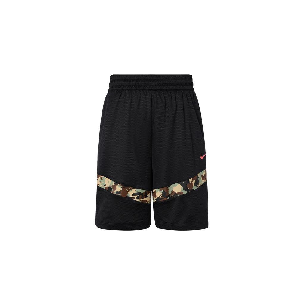 Nike Icon Dri-FIT Logo Patchwork Camouflage Elastic Waist Basketball Shorts Men shorts Black HM4464010